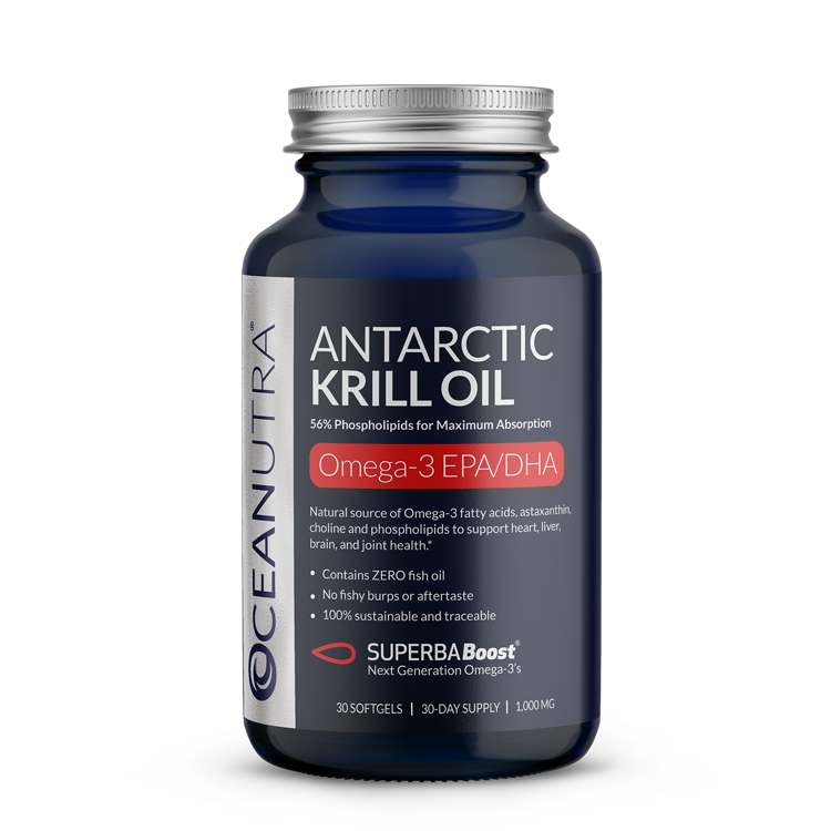 Oceanutra 100% Pure Antarctic Krill Oil 1,000 mg 30 Day